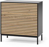 Vicco Eliza Ladekast – 80 x 81.2 cm 2 laden Eik goud/antraciet