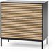 Vicco Eliza Ladekast – 80 x 81.2 cm 2 laden Eik goud/antraciet