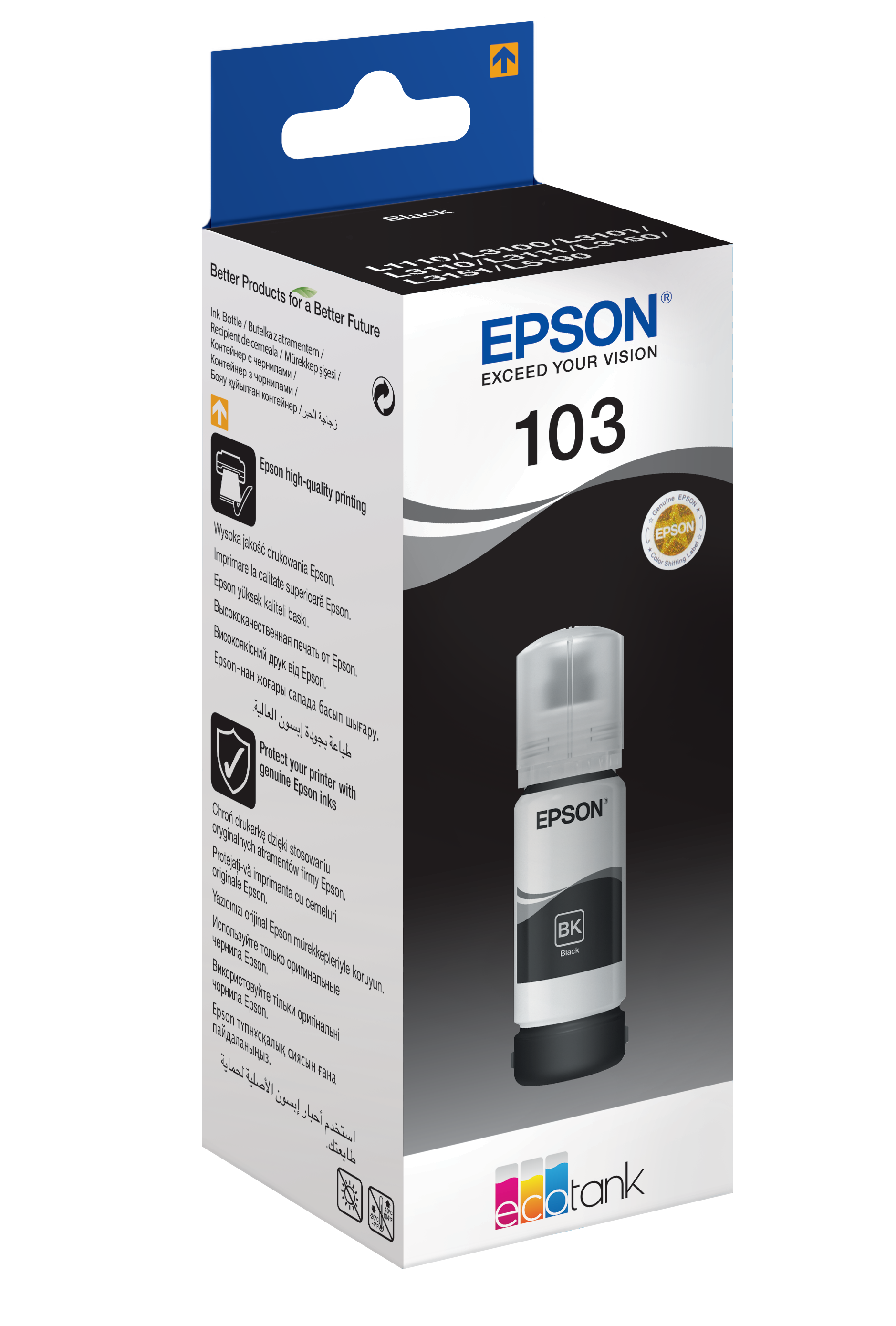 Epson 103 inktfles zwart (C13T00S14A)