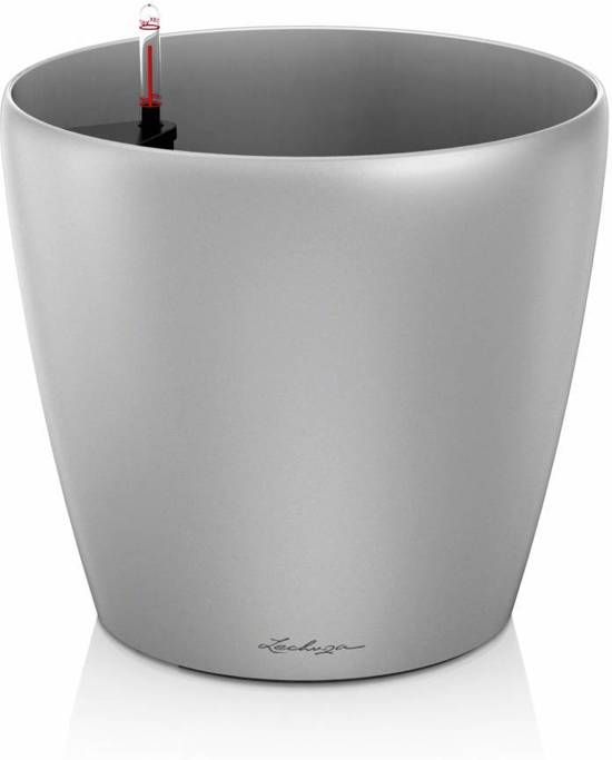 Lechuza Classico Premium 60 Zilver metallic