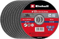 Einhell Gereedschap Einhell Slijpschijven dun 125x1,0 mm - 10 stuks