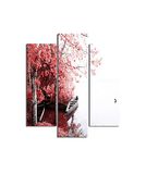 Homemania Wandfoto, boot, 3-delig, natuur en landschappen per woonkamer, slaapkamer, meerkleurig, 57 x 0,3 x 60 cm, HM203MDF143, MDF