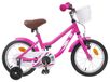 Vélo enfant 16 Pouces pour 4-6 ans Rose foncé