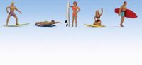 NOCH H0 Surfende figuren Geverfd