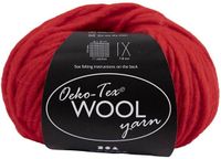 Creativ Company wolgaren rood - breigaren 50m voor haken en knutselen.