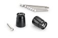 Puig 21029N Bar Ends Sport Model voor Suzuki/Yamaha Zwart