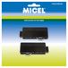 MICEL - 91902 - Set van 2 kogellagers voor schuiframen, P-60, in hoogte verstelbaar, nylon, zwarte afwerking, 57 x 15 x 21 mm