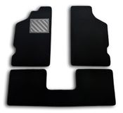Vloermatten Peugeot Vloermatten voor Peugeot 106 1991-2003, perfecte pasvorm, antislip, versterkte rubberen hielbekleding, bevestigingsknopen