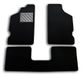 Vloermatten Peugeot Vloermatten voor Peugeot 106 1991-2003, perfecte pasvorm, antislip, versterkte rubberen hielbekleding, bevestigingsknopen