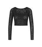 Sloggi Sloggi Zero Feel Bliss Top Long Sle. Ondergoed voor dames, zwart., M
