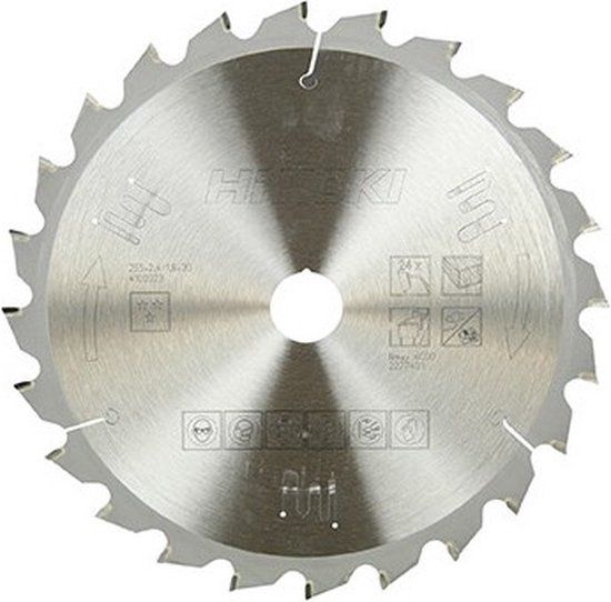 HiKOKI Accessoires - Zaagblad voor hout 255x30 mm, 24 tanden 4100023