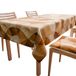 PETTI Artigiani Italiani - Tafelkleed, tafelkleed, tafelkleed voor de keuken van katoen, design Lidia beige X12 placemats (140 x 240 cm) 100% Made in Italy