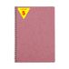 Clairefontaine 781456Cpack Collection Age Bag notitieboek, spiraalbinding, A4, 21 x 29,7 cm, 100 pagina's, gelinieerd, met rand, wit papier, 90 g, glanzend, ledernerf, 5 stuks