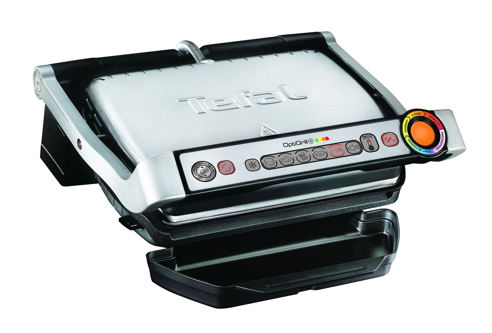 Tefal GC712D34 OptiGrill Titanium Contactgrill - 2000W