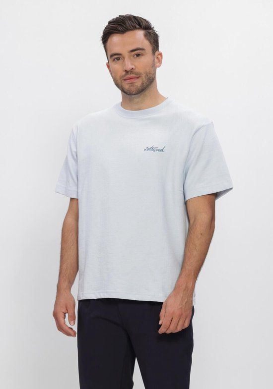 Dstrezzed Lasse Graphic Tee Heren T-shirt Lichtblauw