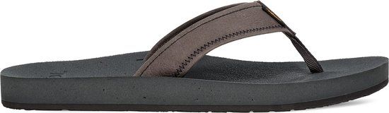 Teva M REFLIP Leren Heren Teenslippers - Grijs - Maat 43