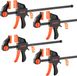 VEVOR 4 X Klemmen Houtbewerking 30,48/15,24 Cm Eénhandsklem F-Klem