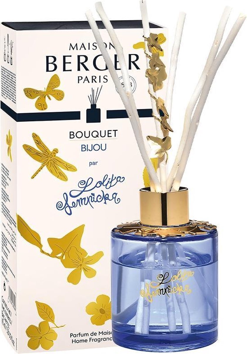 Lampe Berger Geurstokjes - Parfum verspreider met sticks 115ml - Lolita Lempicka Bijou / parme