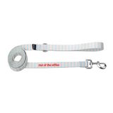 Fisura Originele "out of the office" hondenriem voor kleine en middelgrote honden, robuuste nylon hondenriem met karabijnhaak, zachte grip, 2,5 cm x 120 cm.