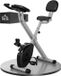 HOMCOM Vélo d'appartement magnétique - Acier - 43x97x109cm - Gris