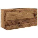 VidaXL Badkamerwandkast 60x25x30 cm bewerkt hout oud houtkleurig