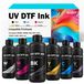 Encre UV-DTF, 6 bouteilles de 500 ml, convient pour XP600, I3200, DX5 et autres imprimantes.