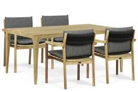 Santika Furniture Santika Suka/Sentis 180 cm dining tuinset 5-delig