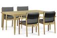 Santika Furniture Santika Suka/Sentis 180 cm dining tuinset 5-delig