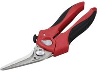TOOLCRAFT Ciseaux universels 200 mm Rouge, Noir