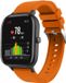 Strap-it Bracelet de montre connectée en silicone - Convient pour Xiaomi Amazfit GTS - Orange