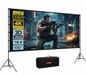 STOBE® Écran de cinéma portable + sac de transport inclus - Écran de projection 100 pouces