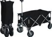 Soellaart Chariot pliable - Noir - 90 x 49 x 58 cm