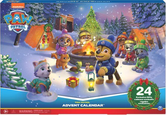 PAW Patrol Adventskalender 2022 - 24 Verrassingen - Kinderen