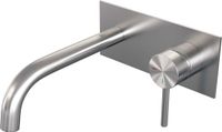 Brauer Brushed Edition inbouwwastafelkraan type B2 greep met inbouwdeel ColdStart geborsteld rvs PVD