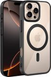 Coverzs clear MagSafe hardcase hoesje geschikt voor iPhone 13 Pro Max (zwart)