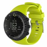 Strap-it siliconen bandje - lime - Geschikt voor Suunto Core