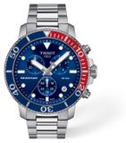 Tissot Seastar 1000 Rouge et Bleu Chronographe Montre pour hommes T120.417.11.041.03 Acier 316L