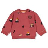 Feetje sweater Mountain Top rood