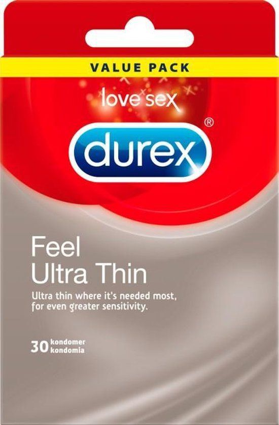 Durex Feel Ultra Dun condooms 30 stuks
