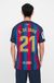 FC Barcelona - Officiële kit met huisnaam en -nummer, zonder shirt, F. DE JONG 21 seizoen 2022/2023 volwassene, sesam/blauw/rood