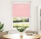 Maison Exclusive - Plissé rose, 75x150 cm. Largeur du tissu : 74,4 cm. Matière : polyester