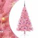 vidaXL Kunststof Voorverlichte Kerstboom met 150 LED Roze 150 cm PVC