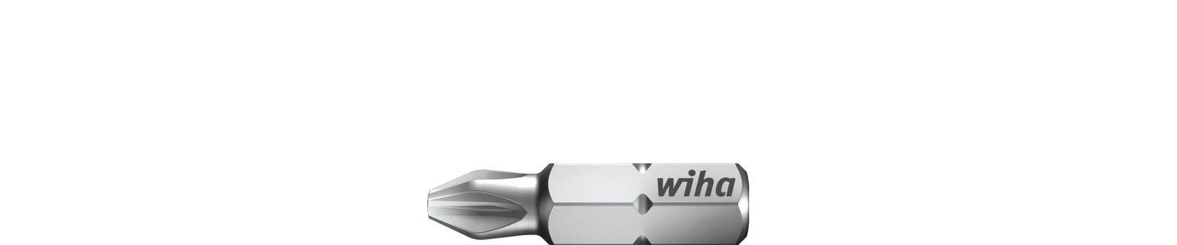 Wiha Bitset Standard 25mm (¼") Pozidriv (PZ2 gereduceerd) VE=10 - 36285