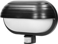 Virone MUSAM Buitenlamp met Bewegingssensor - 180° Wandlamp IP44 - Zwart
