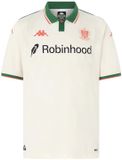 Kappa Buitenmaillot OGC Nice 2025/26 Heren XXL Wit Vanille-Groene Artisjok-Oranje Koraal-Sponsor Polyester Ligue 1