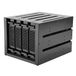 SilverStone Technology SST-FS304B-V, 3 sleuven voor 5,25 inch apparaten naar vier 3,5 inch 12G / SATA 6 Gbit/s hot-swappable kooi met ondersteuning van 9,5 mm Slim ODD