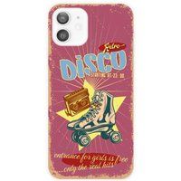 Apple iPhone 12 Retro disco bedrukt siliconen hoesje