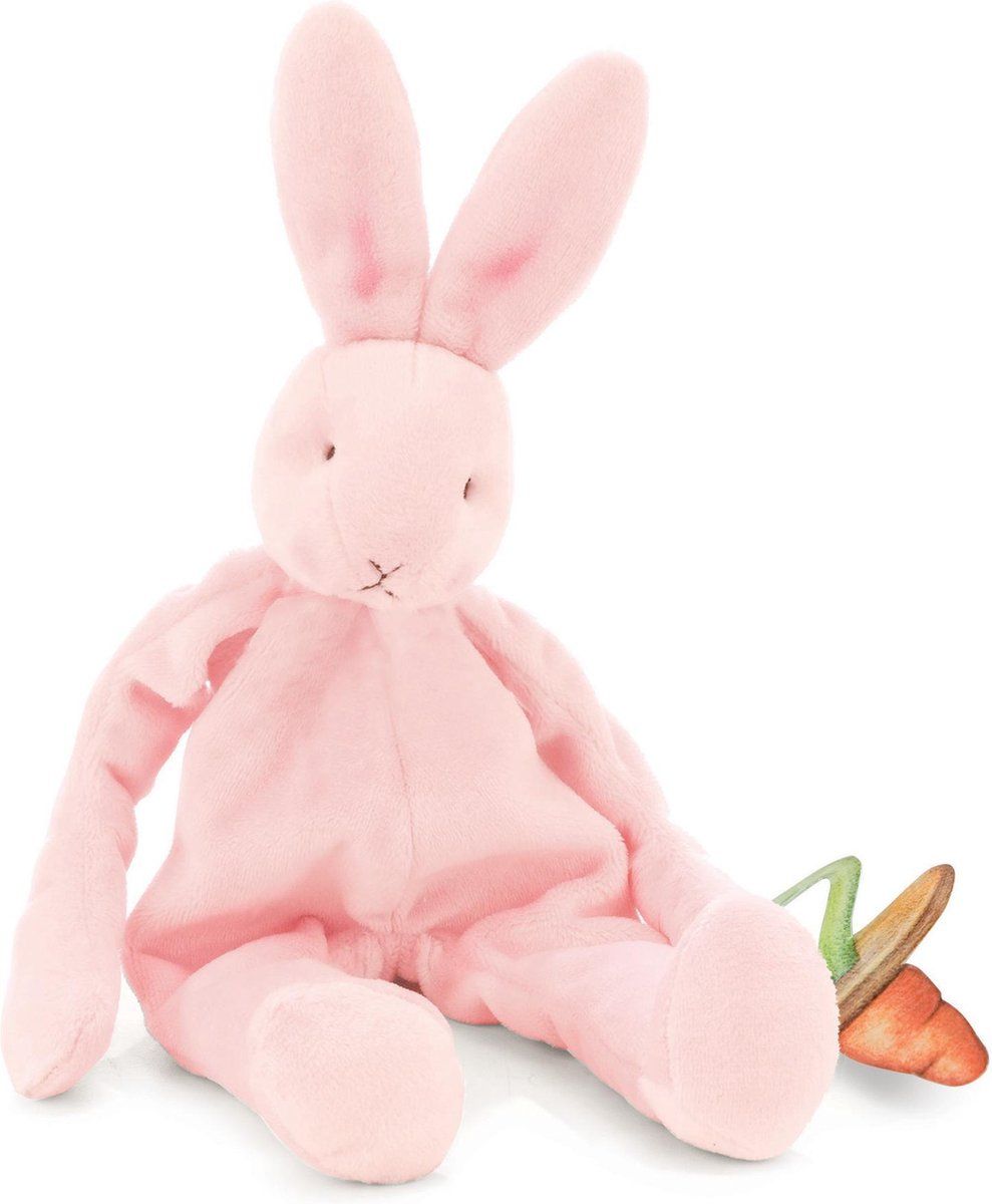 Bunnies By The Bay speenknuffel Konijn 25 cm roze