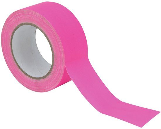 ACCESSORY Gaffa Tape 50mm x 25m neon-pink UV-active