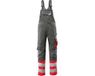 Mascot Safe Supreme Amerikaanse overall met kniezakken 15669-860 - donkerantraciet/hi-vis rood - C46